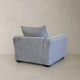 MILAN Fabric Lounge Chair, Grey