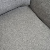 MILAN Fabric Lounge Chair, Grey