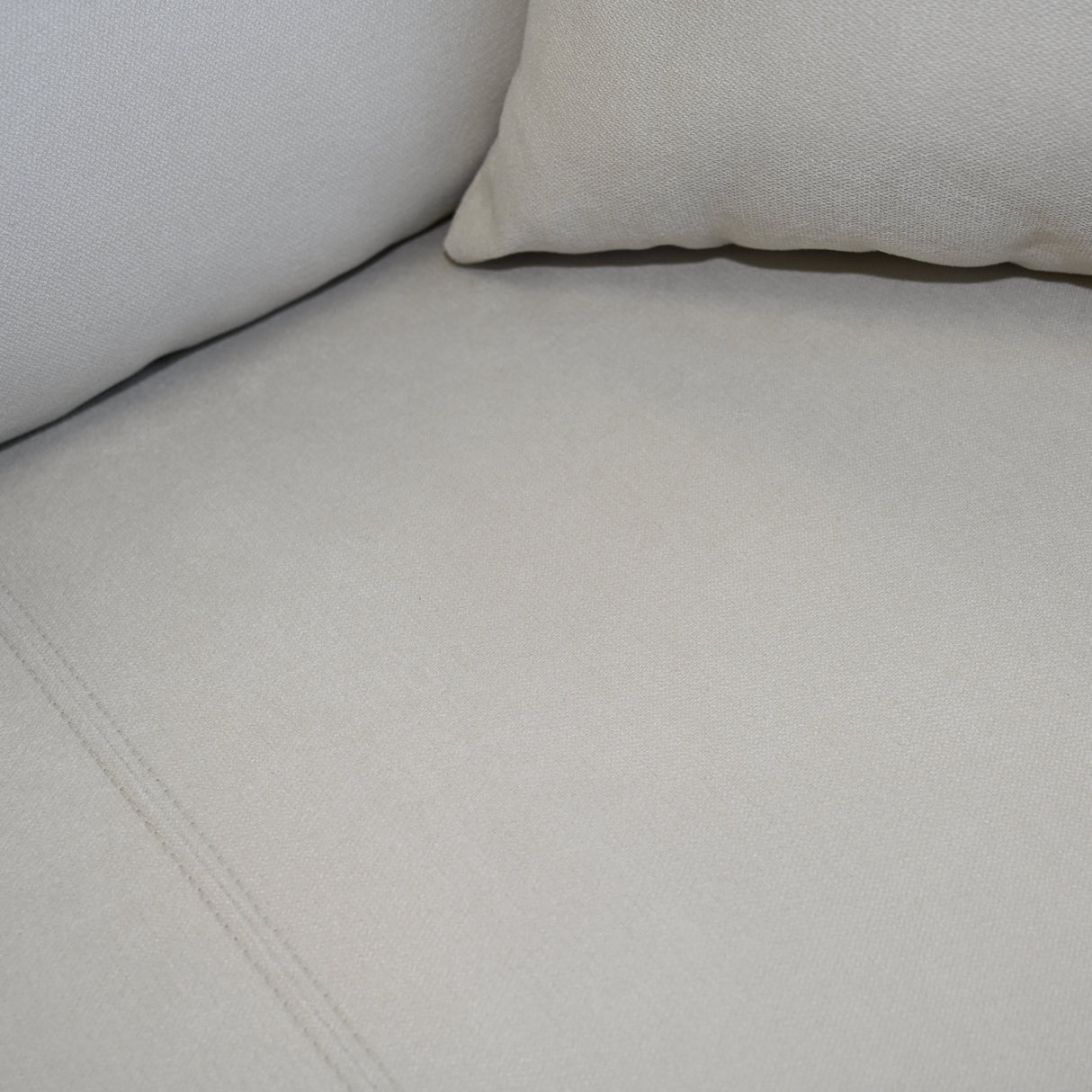 AUSTIN Fabric Sectional Sofa, Cream, Left