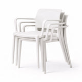 Pamela Stackable Dining Armchair - Black