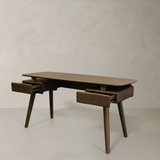 CAIRO Solid Wood Desk, Walnut, 150cm