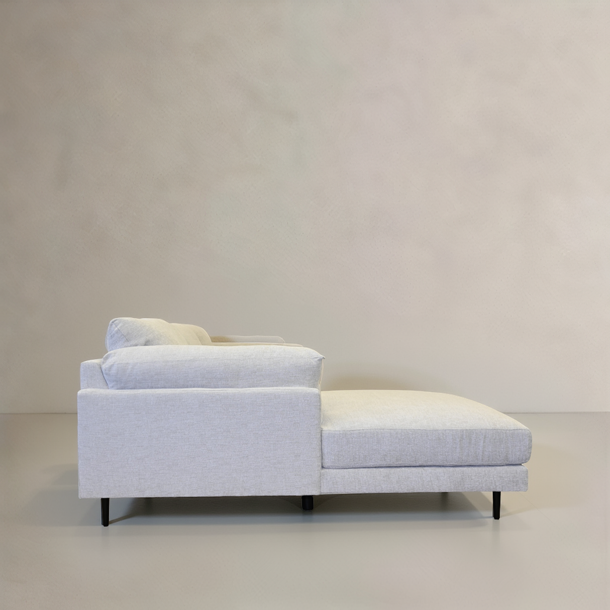 SIENA Fabric Sectional Sofa, Beige, Left