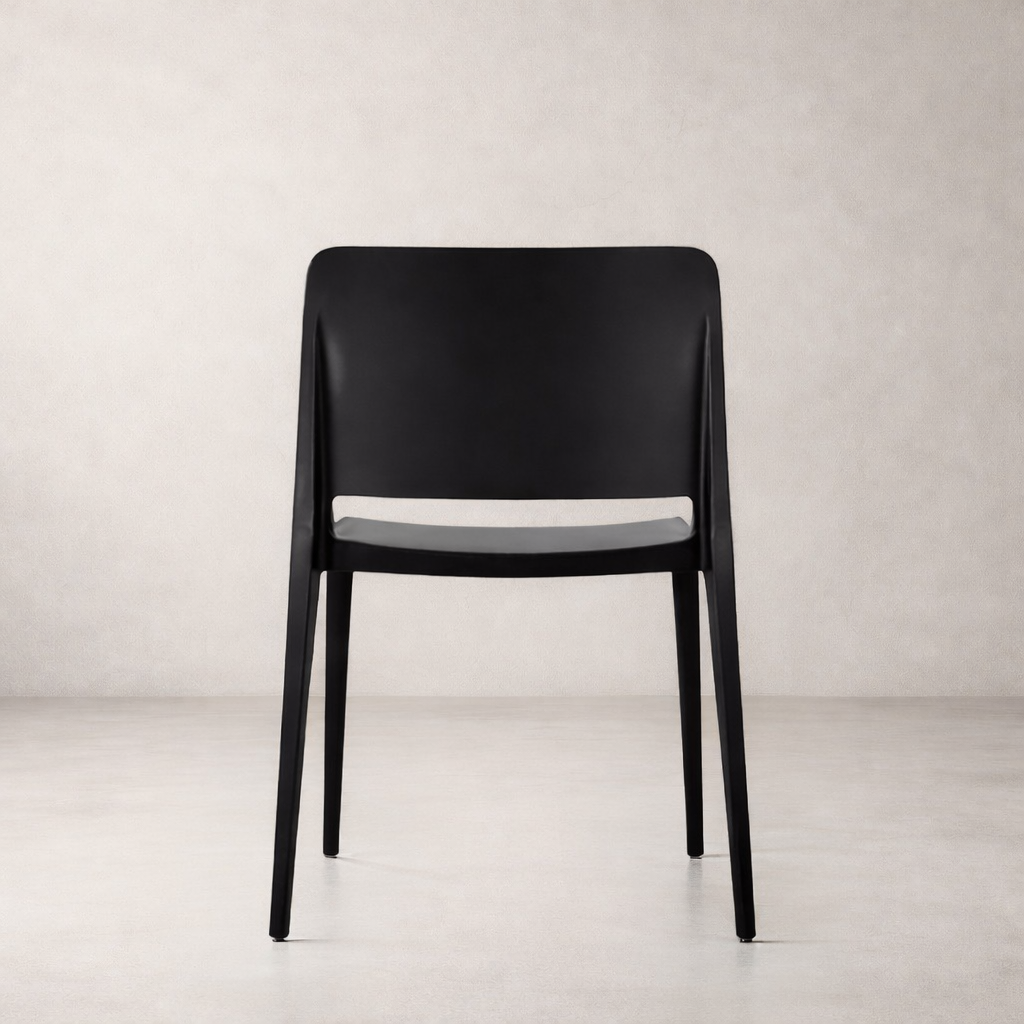 Pamela Stackable Dining Chair - Black