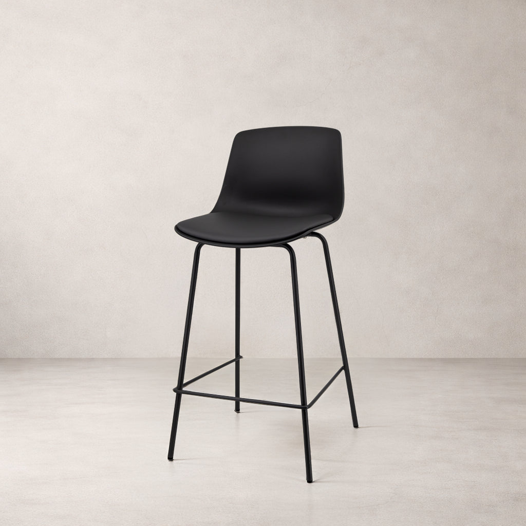Agata Counter Stool - Black