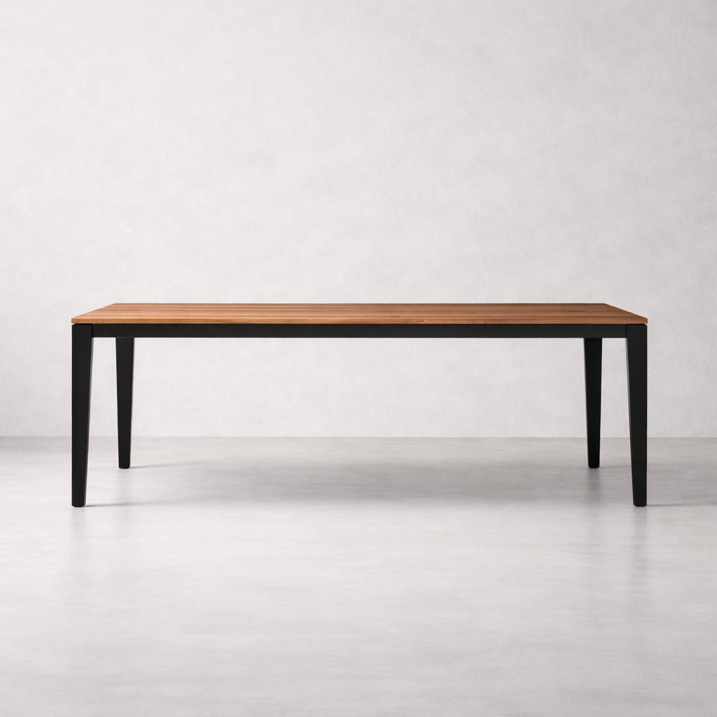 Everly 78.7" Dining Table - Rosewood