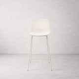 Agata Counter Stool - Neutral White