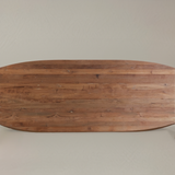 LIAM Solid Teak Desk, Natural, 160cm