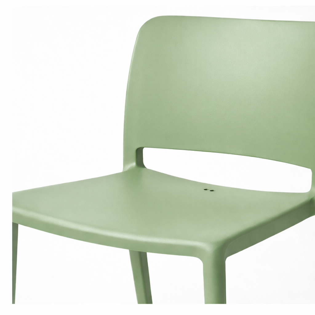 Pamela Stackable Dining Chair - Green