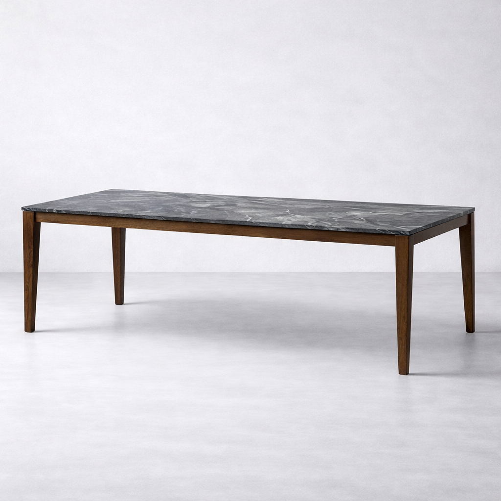 Everly 62.9" Faux Marble Dining Table - Paladina