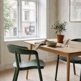 Ridge Stackable Dining Armchair - Juniper Green