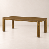 Lyon 66" Dining Table - Smoked Oak