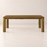Lyon 66" Dining Table - Smoked Oak