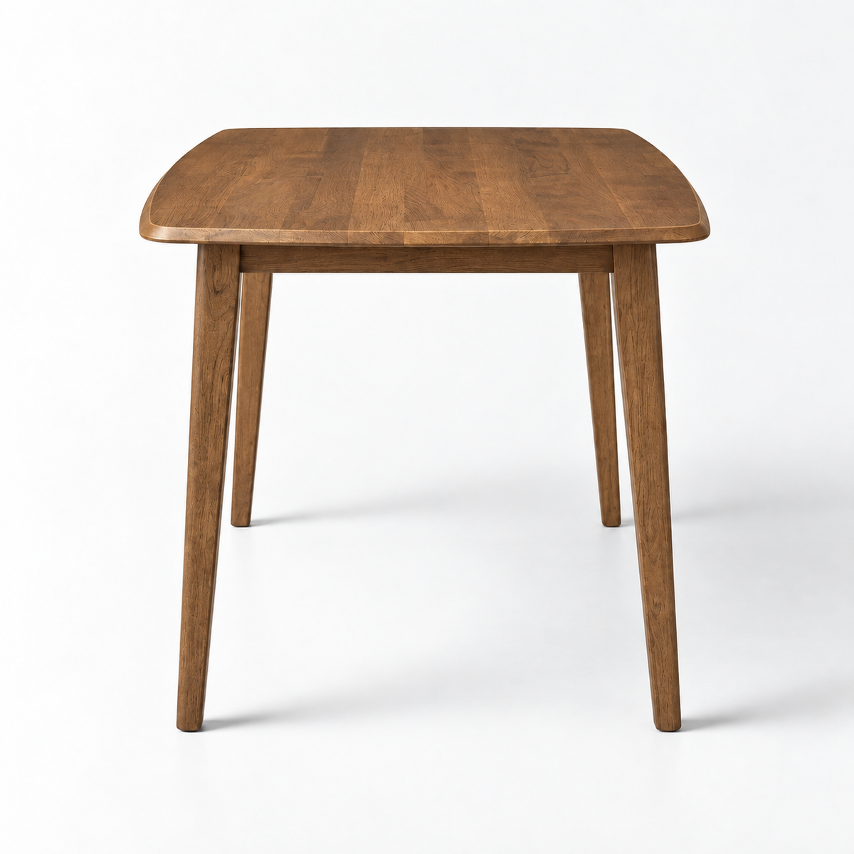 Oslo 78.7" Solid Wood Dining Table - Smoked Oak