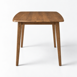 Oslo 78.7" Solid Wood Dining Table - Smoked Oak