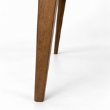 Oslo 66" Linear Edge Solid Wood Dining Table - Smoked Oak