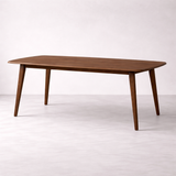 Oslo 66" Solid Wood Dining Table - Walnut