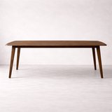 Oslo 66" Solid Wood Dining Table - Walnut