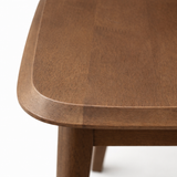 Oslo 66" Solid Wood Dining Table - Walnut