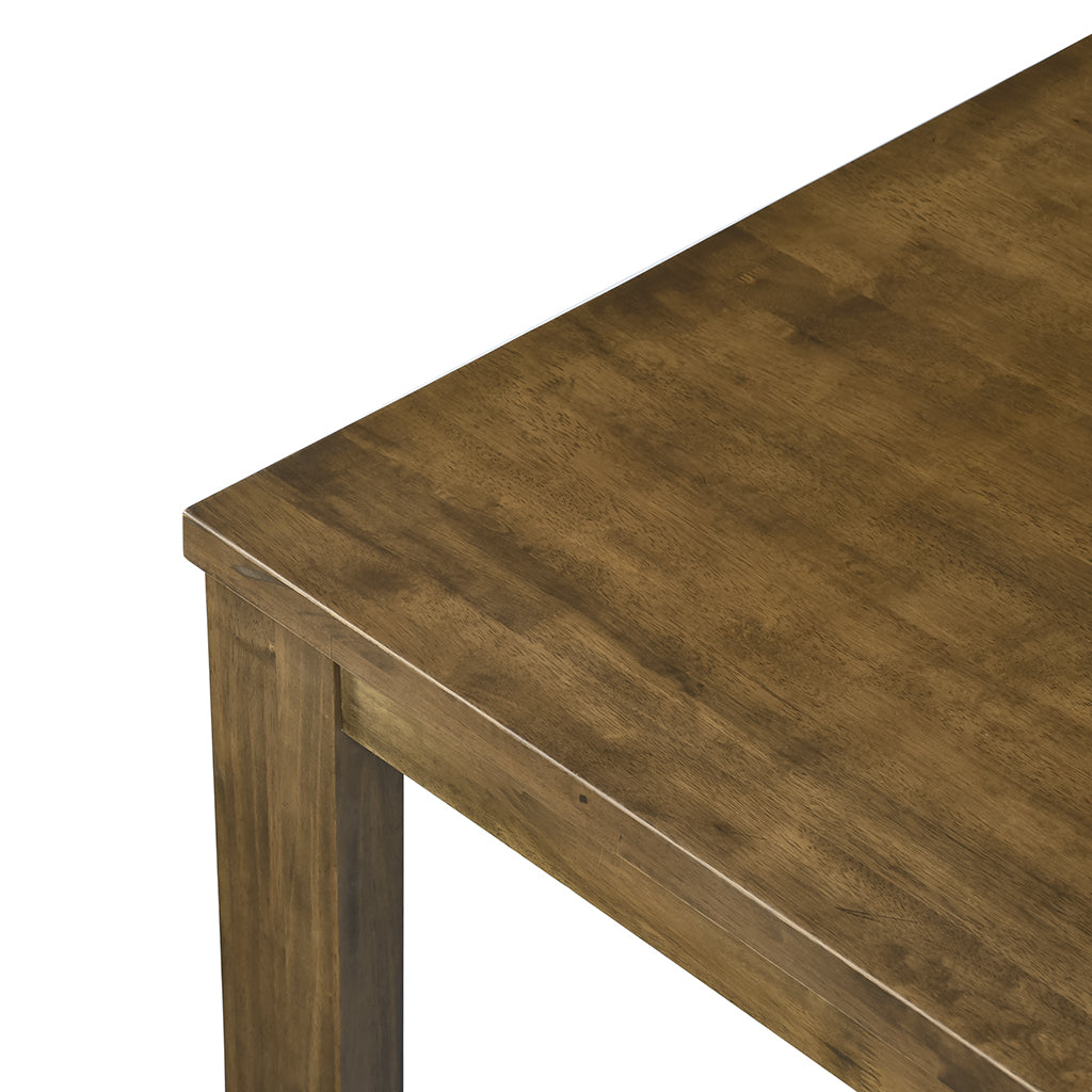 Bryn 78.7" Solid Wood Dining Table - Smoked Oak