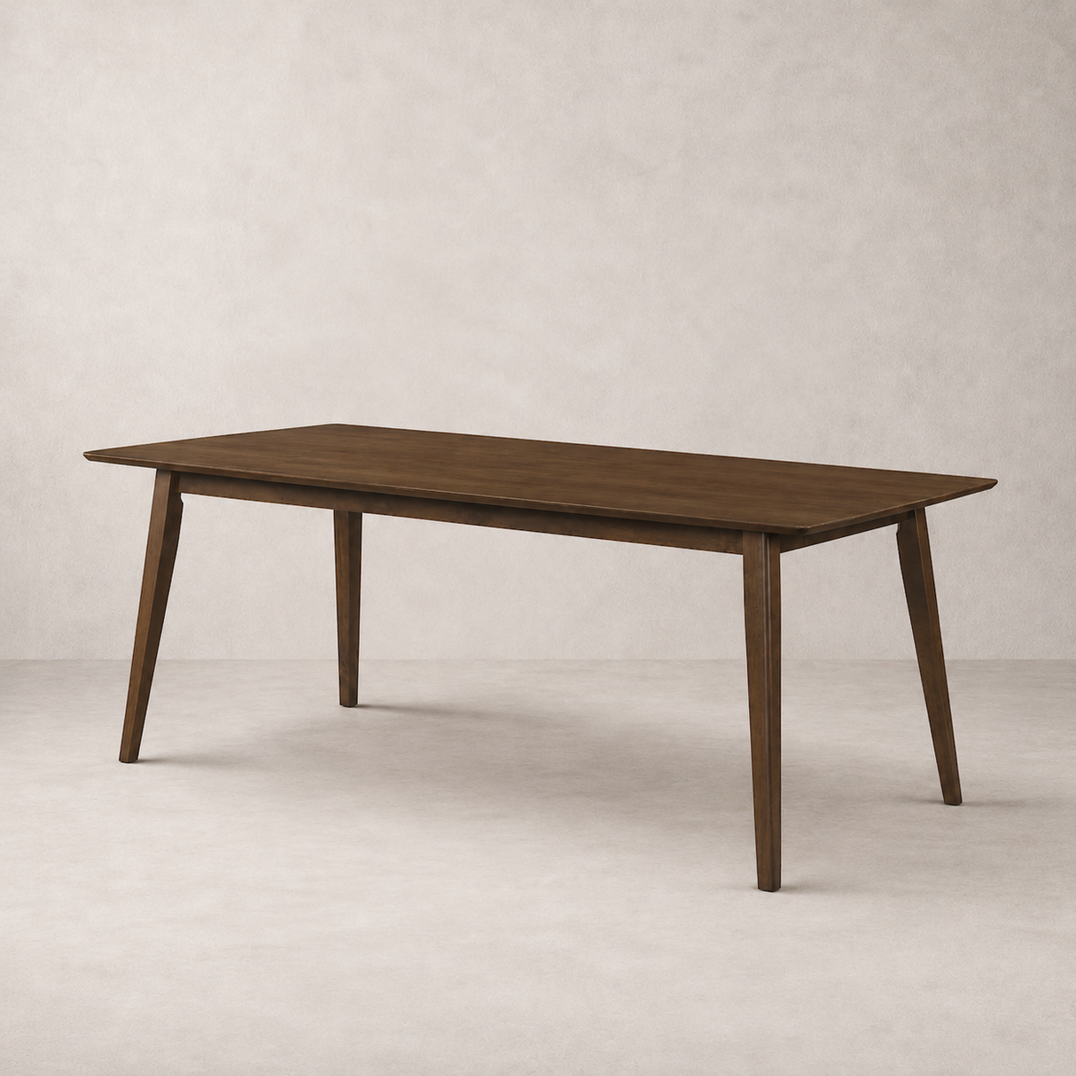 Table de salle à manger Oslo en bois massif de 66 po – Noyer