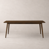 Table de salle à manger Oslo en bois massif de 66 po – Noyer