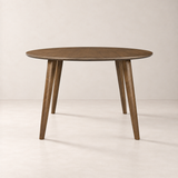 Miro 47.2" Round Dining Table - Walnut