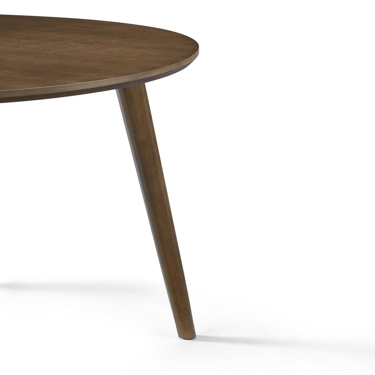 Miro 47.2" Round Dining Table - Walnut