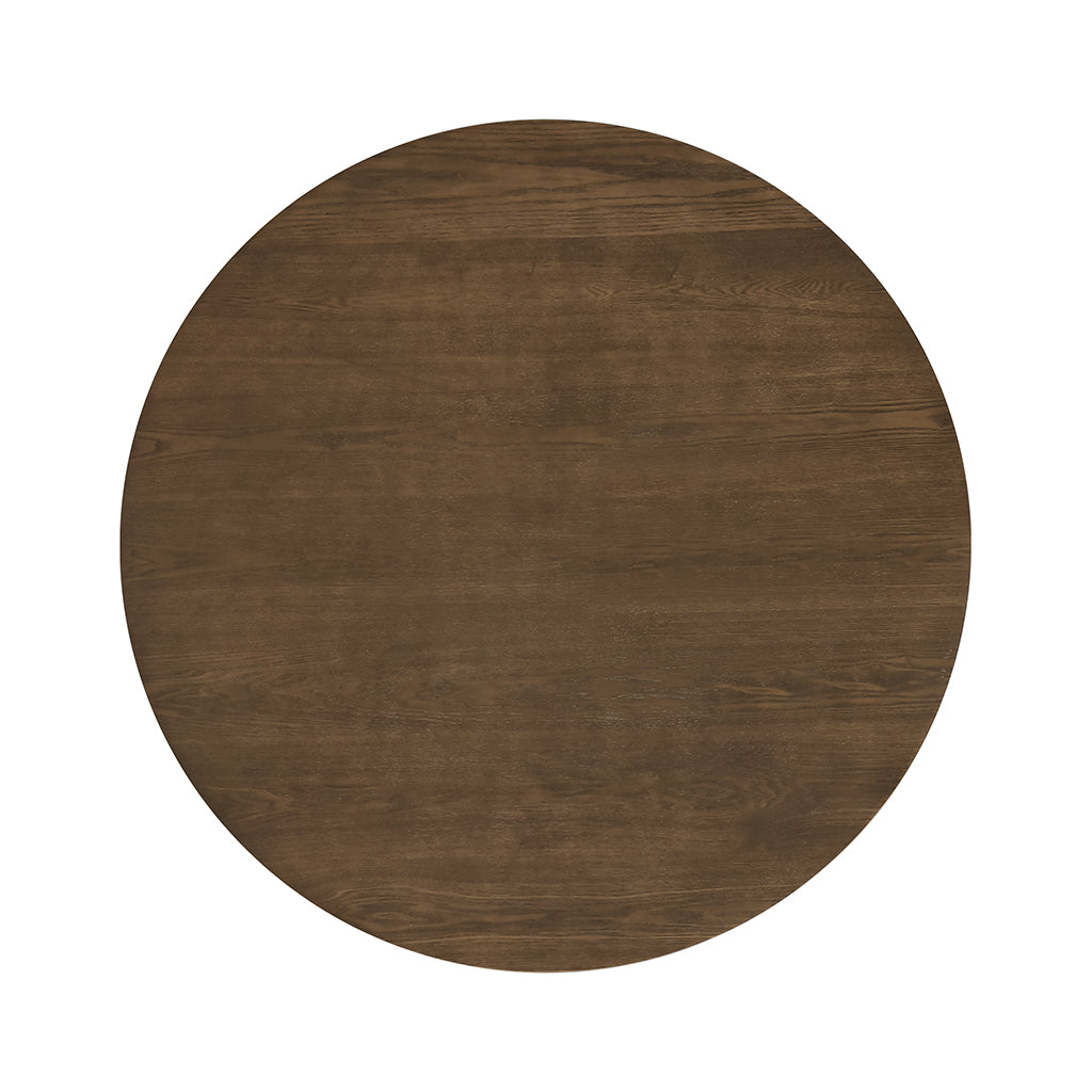 Miro 47.2" Round Dining Table - Walnut