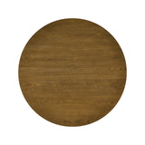 Miro 47.2" Round Dining Table - Smoked Oak