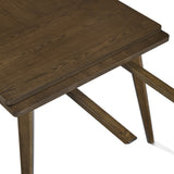 Table de salle à manger extensible Lucca de 66 à 101,6 po – Noyer