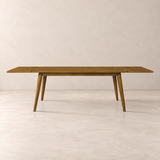 Lucca 66"–101.6" Extendable Dining Table - Smoked Oak