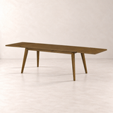 Lucca 66"–101.6" Extendable Dining Table - Smoked Oak