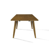 Lucca 66"–101.6" Extendable Dining Table - Smoked Oak