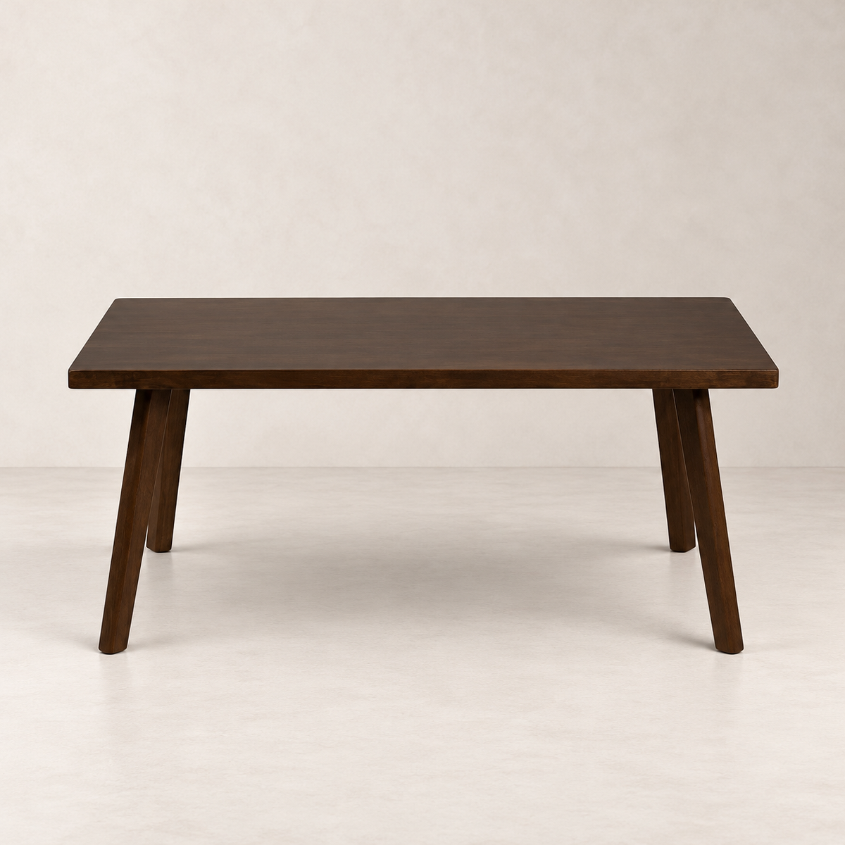 Table basse rectangulaire Lucca en bois massif de 35,4 po – Noyer