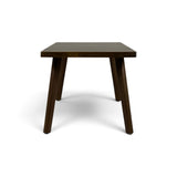 Table basse rectangulaire Lucca en bois massif de 35,4 po – Noyer