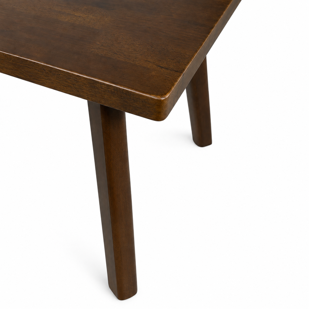 Table basse rectangulaire Lucca en bois massif de 35,4 po – Noyer