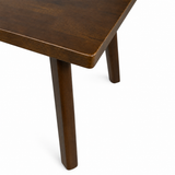 Table basse rectangulaire Lucca en bois massif de 35,4 po – Noyer