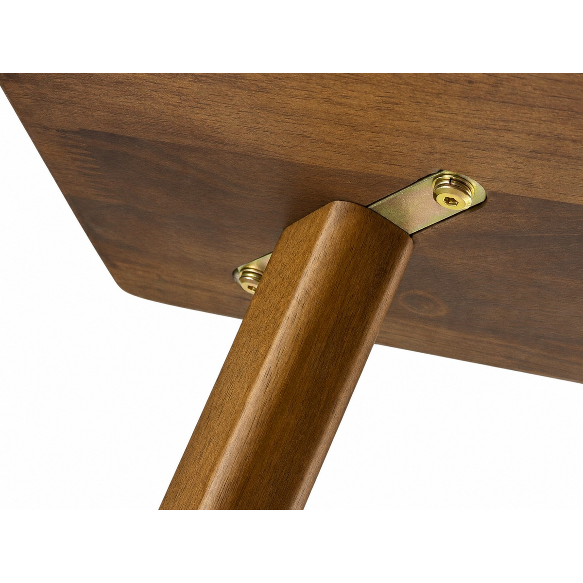 Lucca 35.4" Solid Wood Rectangular Coffee Table - Smoked Oak