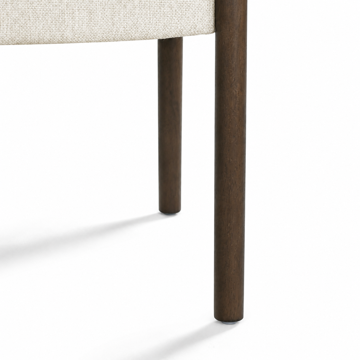 Chaise de salle à manger Marlow – Noyer et ivoire chiné