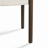 Chaise de salle à manger Marlow – Noyer et ivoire chiné