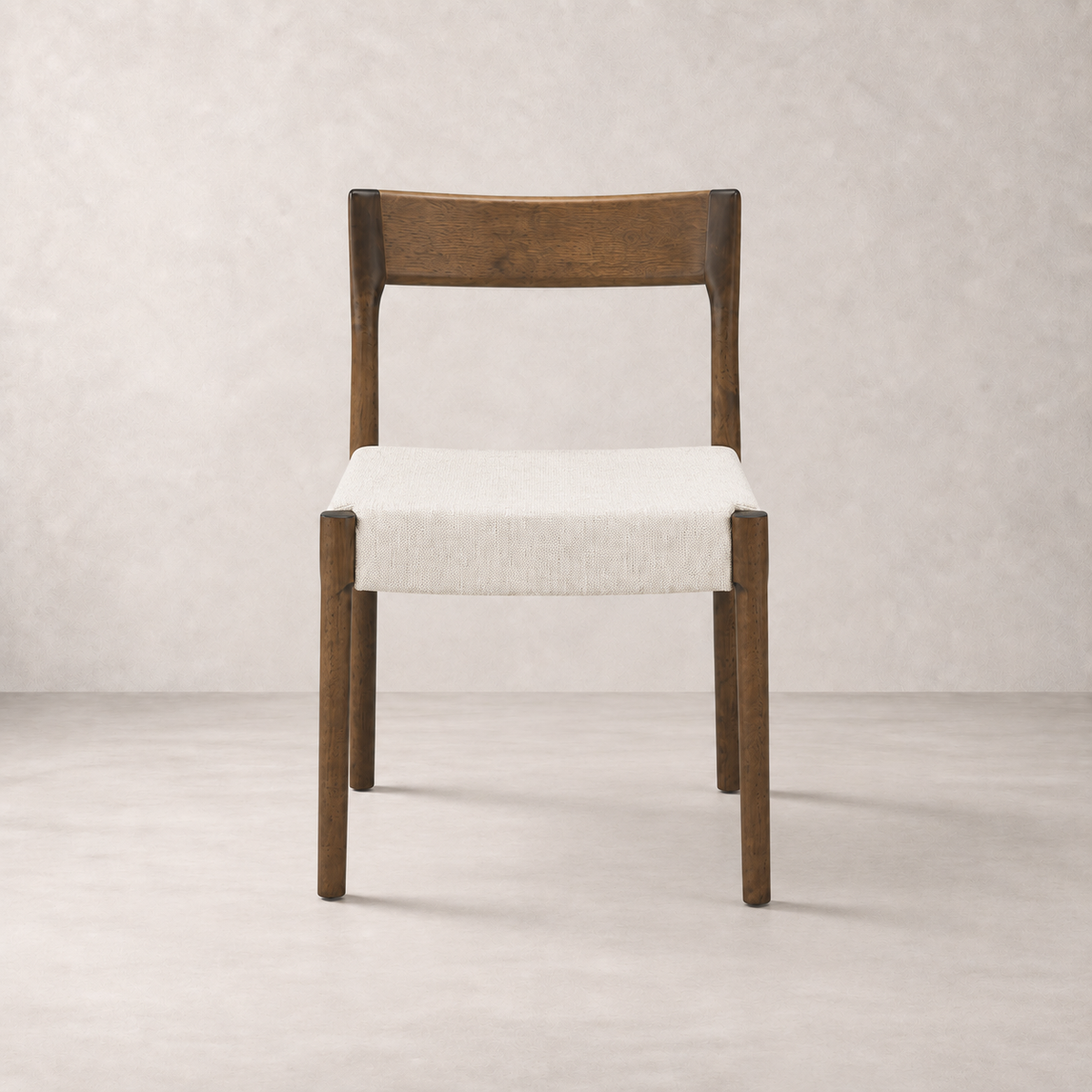 Marlow Dining Chair - Smoked Oak and Heathered Ivory