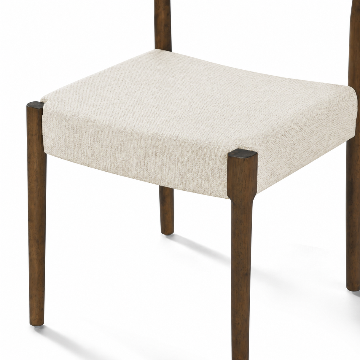 Marlow Dining Chair - Smoked Oak and Heathered Ivory