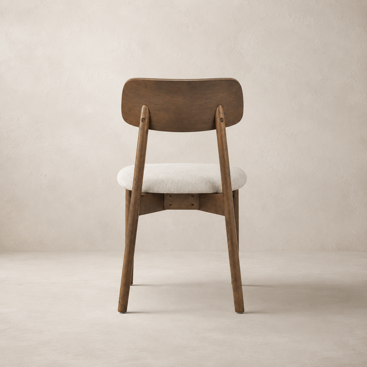 Landon Dining Chair - Smoked Oak and Heathered Ivory