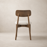Landon Dining Chair - Smoked Oak and Heathered Ivory