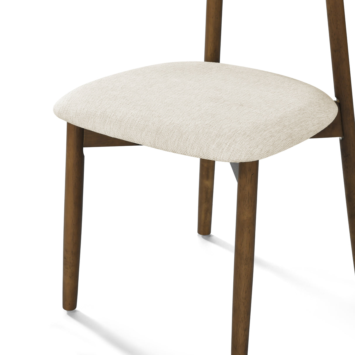 Landon Dining Chair - Smoked Oak and Heathered Ivory
