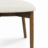 Landon Dining Chair - Smoked Oak and Heathered Ivory