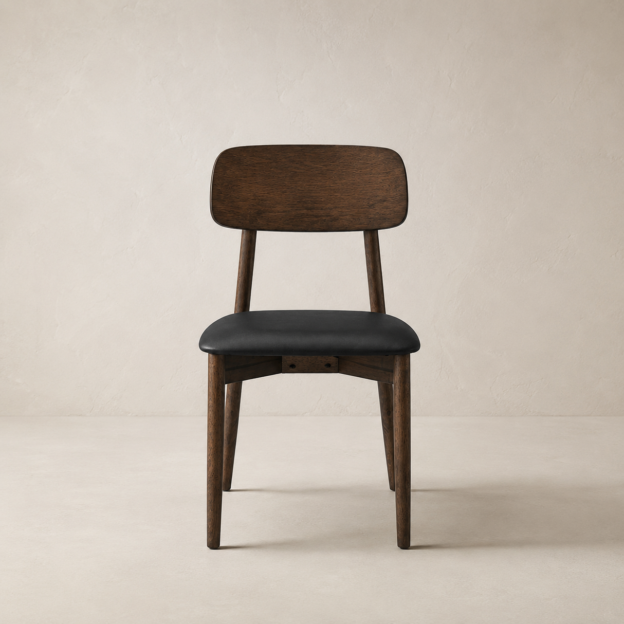 Landon Dining Chair - Walnut and Black