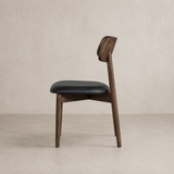 Landon Dining Chair - Walnut and Black