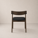 Chaise de salle à manger Victoria – Noyer et noir