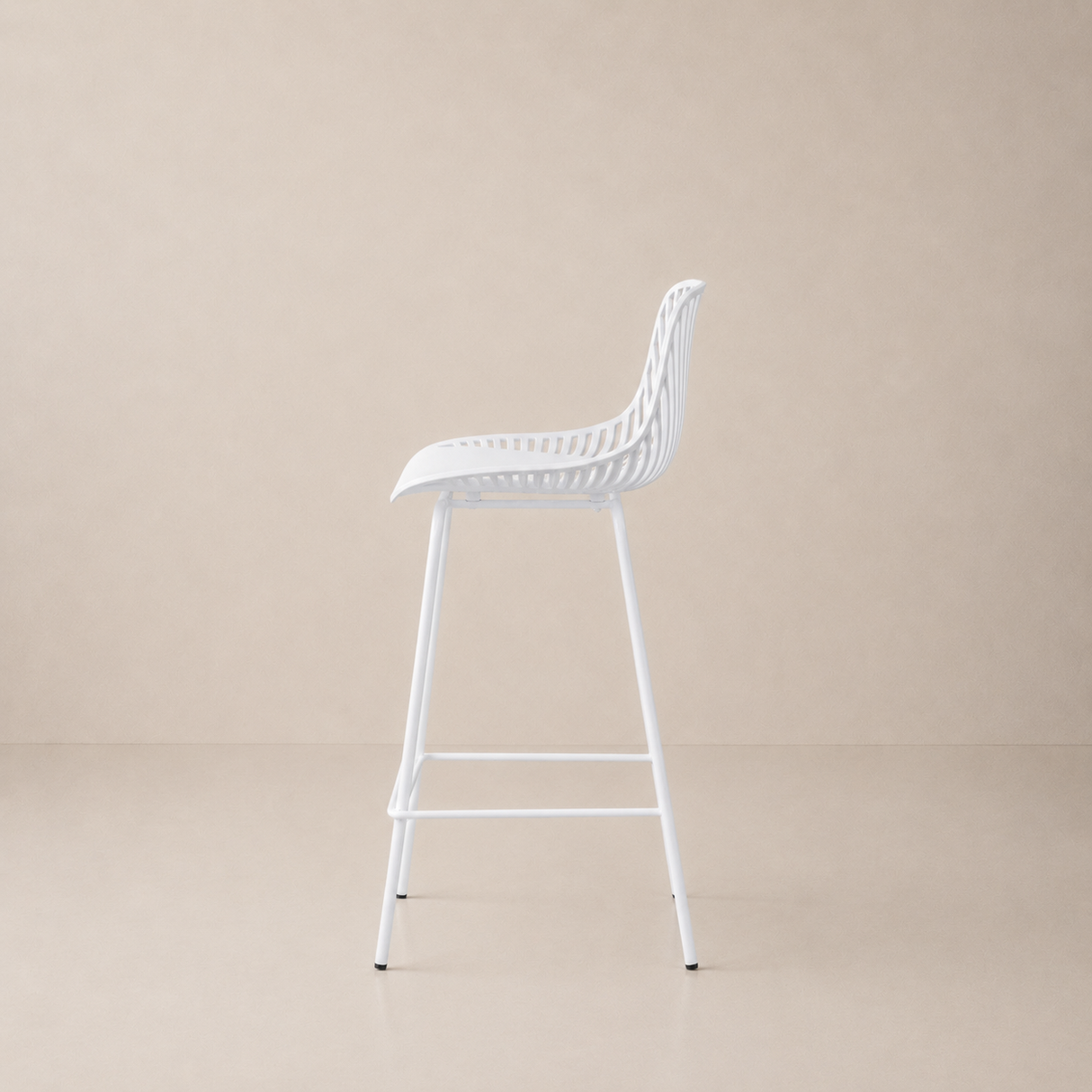Tabouret de bar Pearl – Blanc nordique